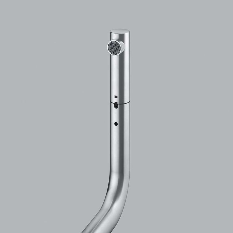 Franke – Mitigeur de lavabo Smart Glenda inox 304 – Douchette extractible monojet – Bec haut pivotant 180° – Installation monotrou 35mm - Image 6