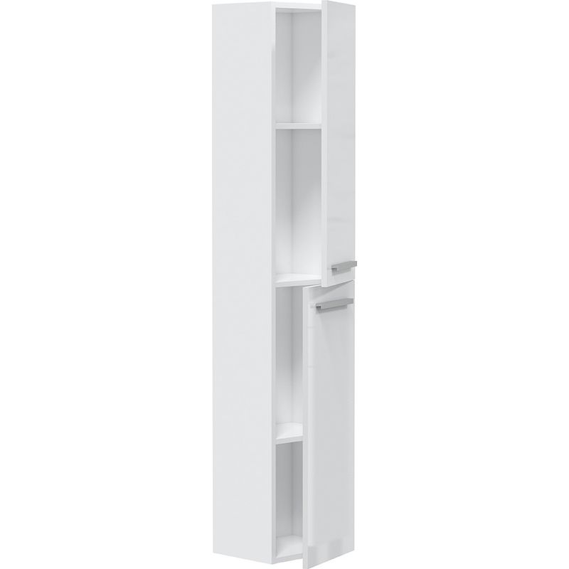 ONDEE ZEN - Colonne de rangement à suspendre ARUBA - 30cm - Blanc - Laqué - Livré en kit - Image 10