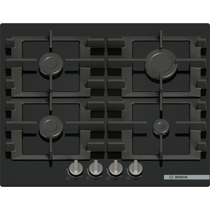 Bosch – PNP6B6K40 – Plaque avec hotte intégrée 4 foyers – Largeur 60cm – Grille en fonte – Adaptable aux différents types de gaz - Image 2