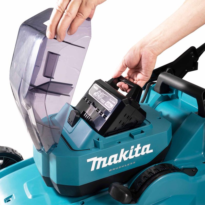 Makita – Tondeuse à batterie 64V – LM002JM101 – Largeur de coupe 534 mm – Surface d'action 1600 m2 – Moteur sans balais – Technologie XPT Adapter - Image 3
