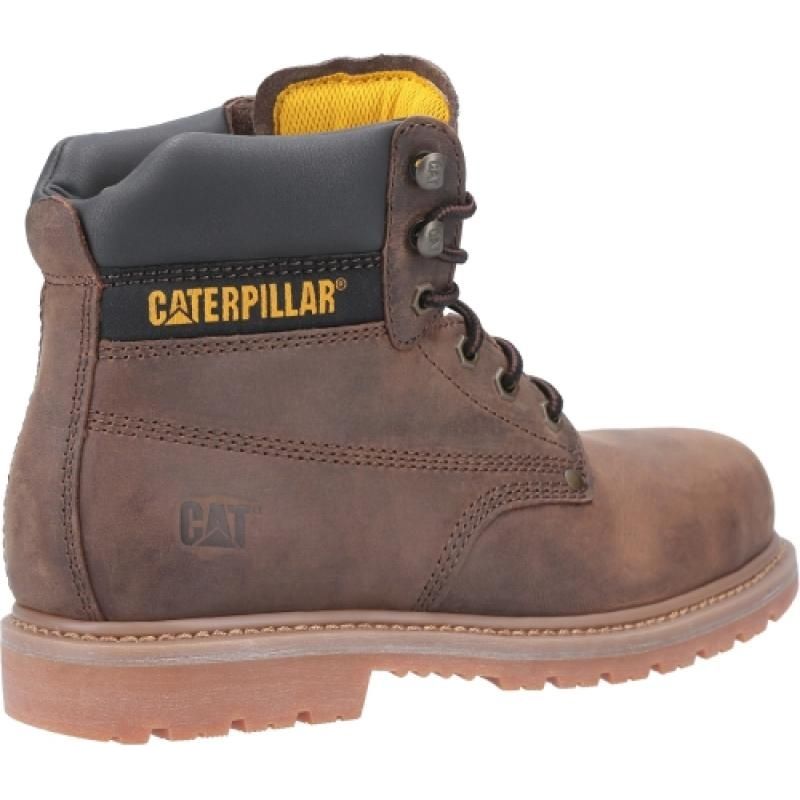 Caterpillar – Bottes de sécurité S3 HRO SRA – Tige cuir nubuck résistant à l'eau – Embout acier – Semelle antiperforation – Pointure 43 - Image 7
