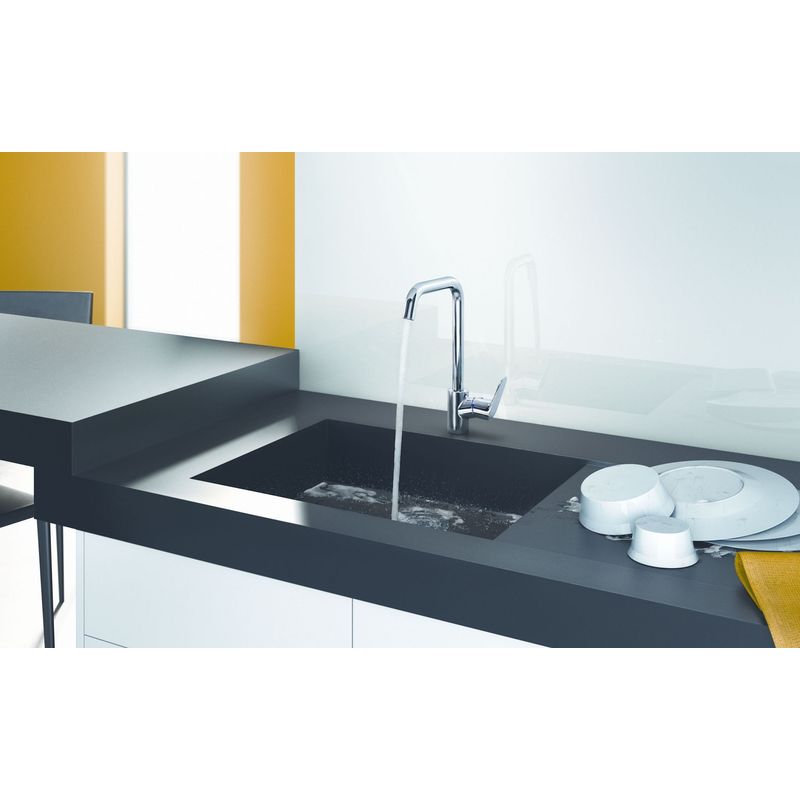 Hansgrohe – Mitigeur de cuisine Focus 260 – Bec orientable 360° – Hauteur sous bec 26cm – 1 jet normal – Compatible chauffe-eaux – 31820000 - Image 3