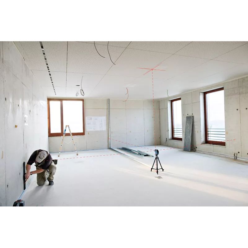 Bosch – Laser 5 points 2 lignes 30m – Classe 2 – Protection IP54 – Compact et robuste pour chantiers – Facile à utiliser - Image 3