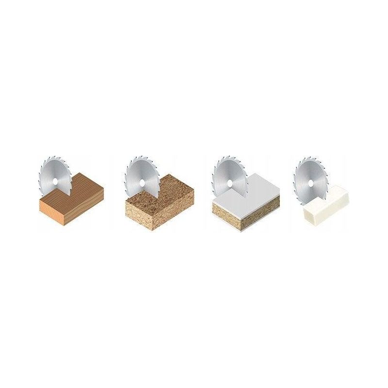 Freud – Lame de scie circulaire Ø180mm – F03FS04912 – Pour bois dur et panneaux composites – Denture alternée pour coupe nette - Image 3
