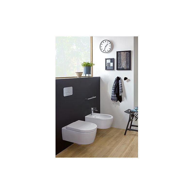 Bidet VB Avento 530x370x215mm Oval mural blanc Alpin - Image 4
