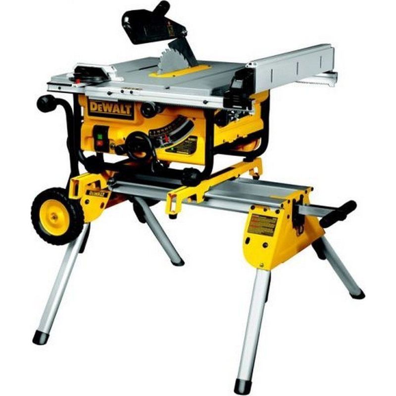 Dewalt – Piètement roulant pour scies à table – Aluminium léger – Charge max 68 kg – Dimensions plié 84,6 x 49,8 x 21,8 cm - Image 2