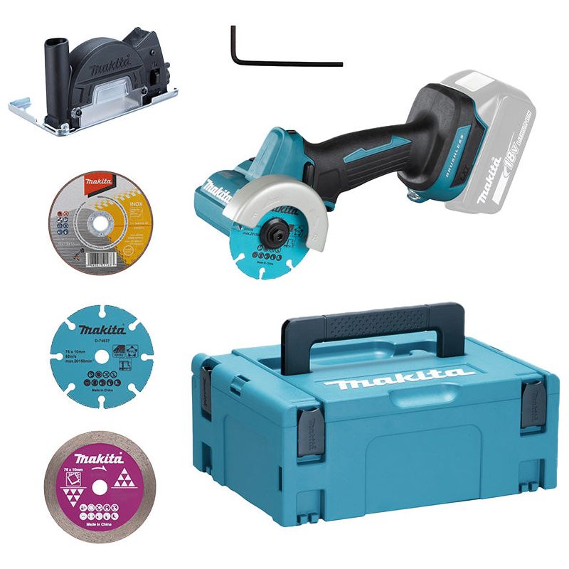 Makita – Scie à diamant 76 mm DMC300ZJ – 20 000 tr/min – Profondeur de coupe 16 mm – Technologie XPT pour conditions difficiles Outillage - Image 6
