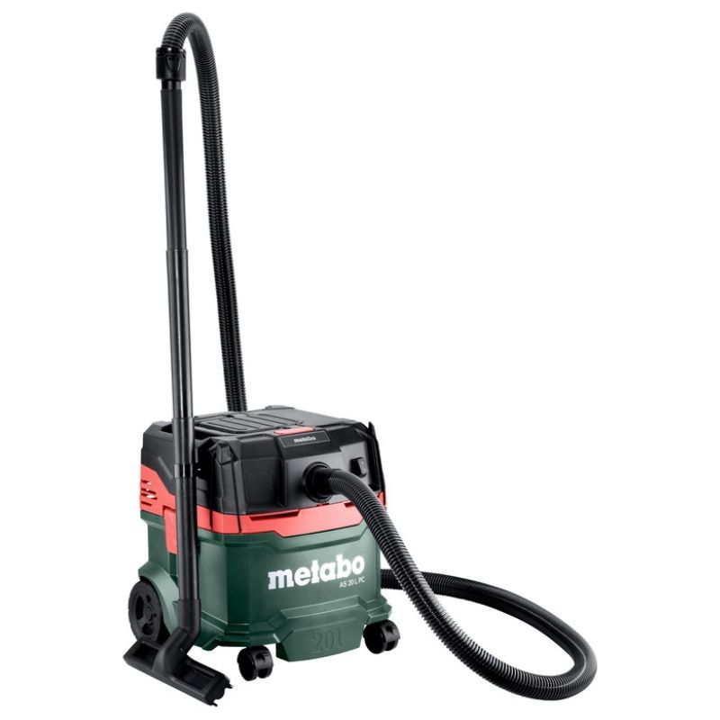 Metabo – Aspirateur professionnel eau/poussière 20L – Dépression 225 hPa – Débit d'air 4200 l/min – Nettoyage filtre PressClean - Image 5