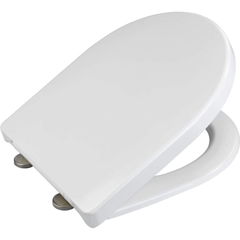 Wenko – Siège WC blanc Duroplast Easy-Close – Abattant adulte pour WC – Fixation hygiénique Fix-Clip – Compatible Geberit et autres marques - Image 2