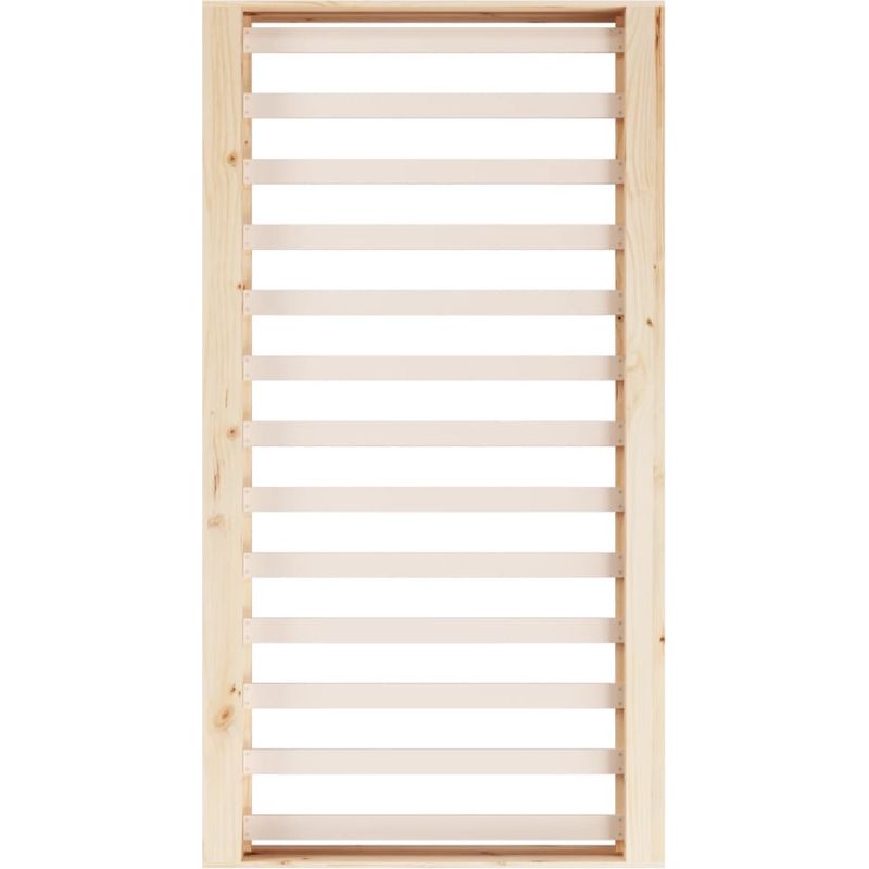 Vidaxl – Cadre de lit 90x200 cm en bois massif – Design peu encombrant – Lattes en contreplaqué pour stabilité – Convient aux petits espaces - Image 7