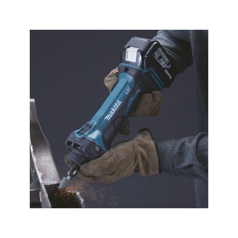 Makita – Meuleuse droite 18V Li-Ion pour meulage intensif – Moteur performant – Ergonomie optimale – Protection avancée – DGD800ZJ Plate - Image 7