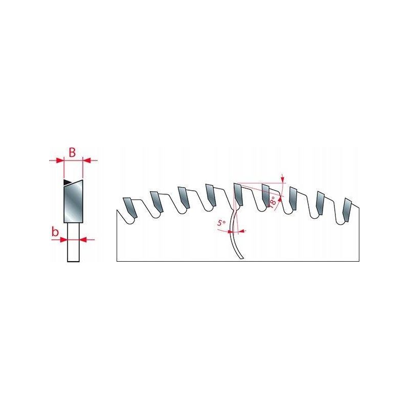 Freud – Lame de scie circulaire Ø180mm – F03FS04912 – Pour bois dur et panneaux composites – Denture alternée pour coupe nette - Image 2