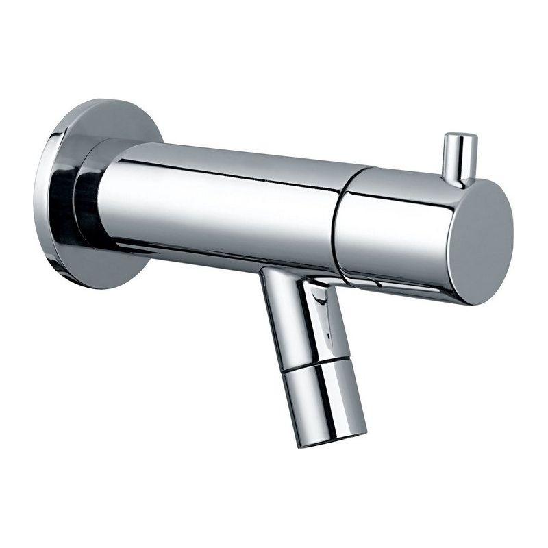 Idral – Mitigeur de lavabo 2102 – Robinet mural minimaliste chromé en laiton – Débit 6 l/min, pression 1-6 bar, installation facile