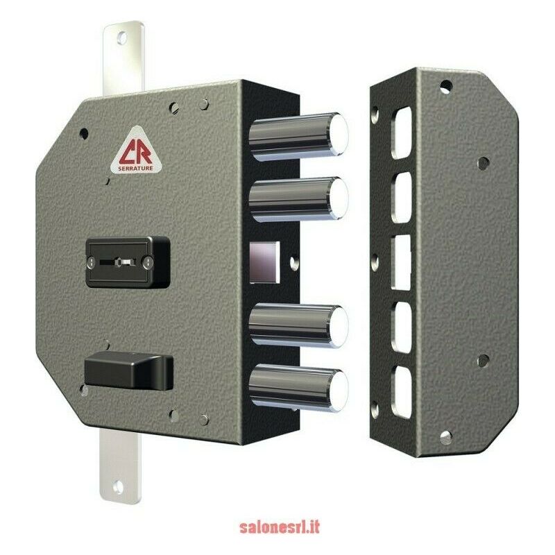 Serrure de sA curitA droite CR 2250 double embout A appliquer sur les portes blindA es - Image 2