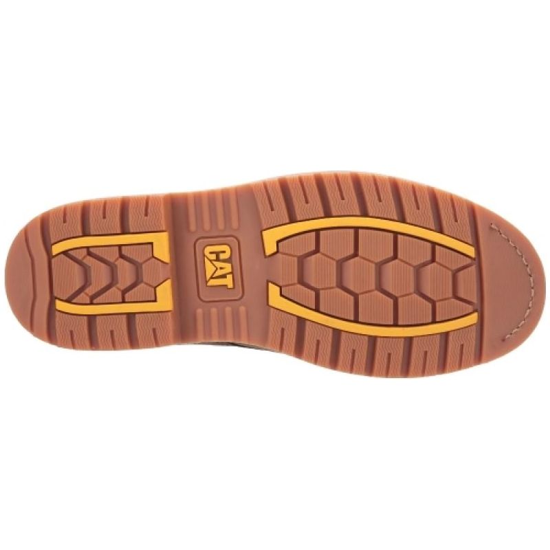 Caterpillar – Bottes de sécurité S3 HRO SRA – Tige cuir nubuck résistant à l'eau – Embout acier – Semelle antiperforation – Pointure 43 - Image 4