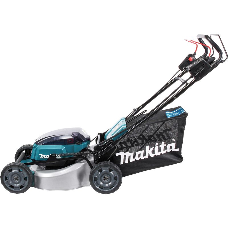 Makita – Tondeuse à gazon sans fil 18V – Largeur de coupe 46 cm – Auto-propulsée – Moteur sans balais – 3 fonctions : tonte, ramassage, mulching - Image 2