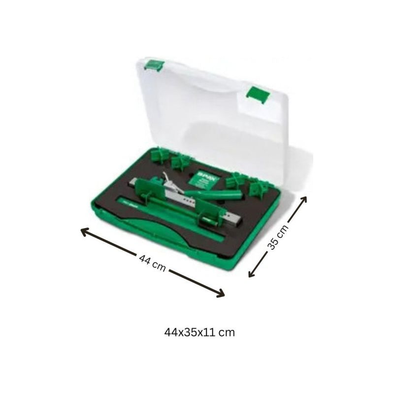 Redresseur de lame Spax Kaiman pro – Masterset pour redressement facile – 4 espaceurs pour joints 4-7 mm – Construction terrasse bois - Image 6