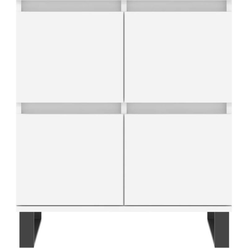 vidaXL Buffet Blanc 60x35x70 cm Bois d'ingénierie Pot - Image 6