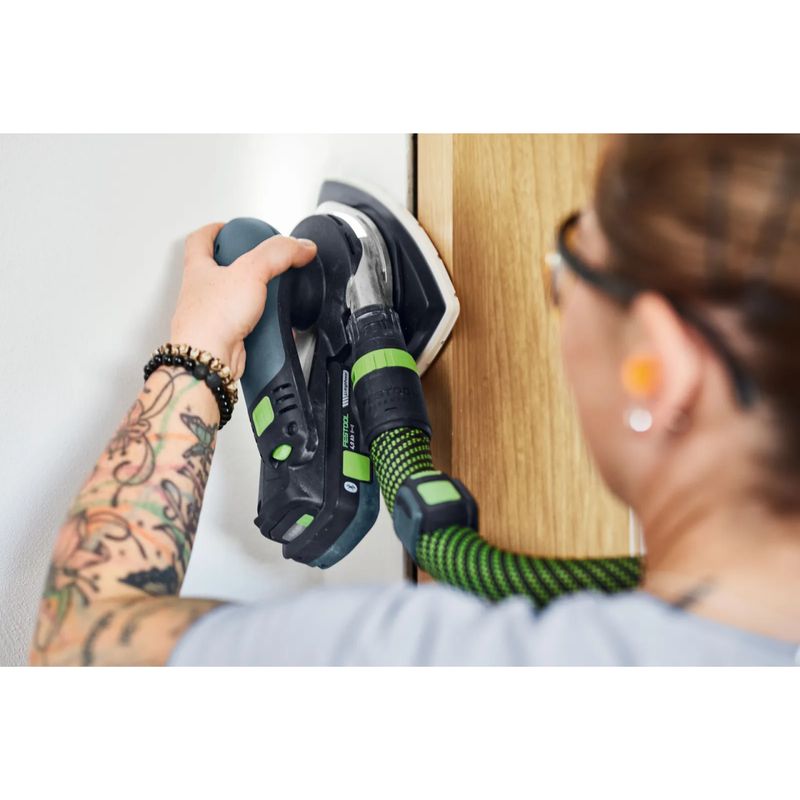 Festool – Ponceuse delta sans fil 18V – Moteur EC 2.0 – Vitesse 6000-10000 U/min – Pour bois dur et teck – Technologie antistatique - Image 3
