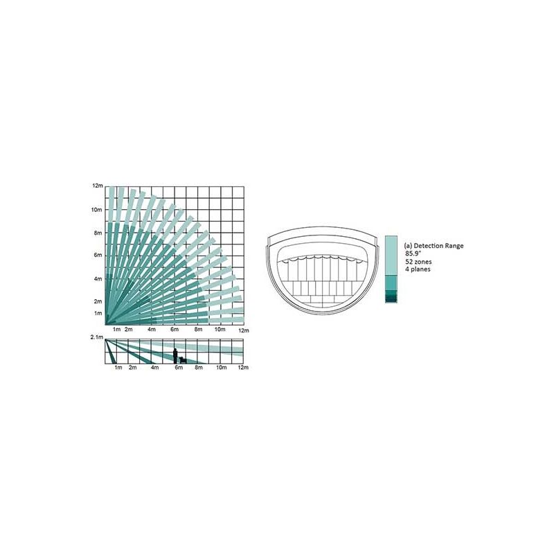 Hikvision AXPRO DS-PDPC12P-EG2-WE Capteur de mouvement Pir avec caméra sans fil 868Mhz 12M 85,9° Pet Immunity usage intérieur - Image 4