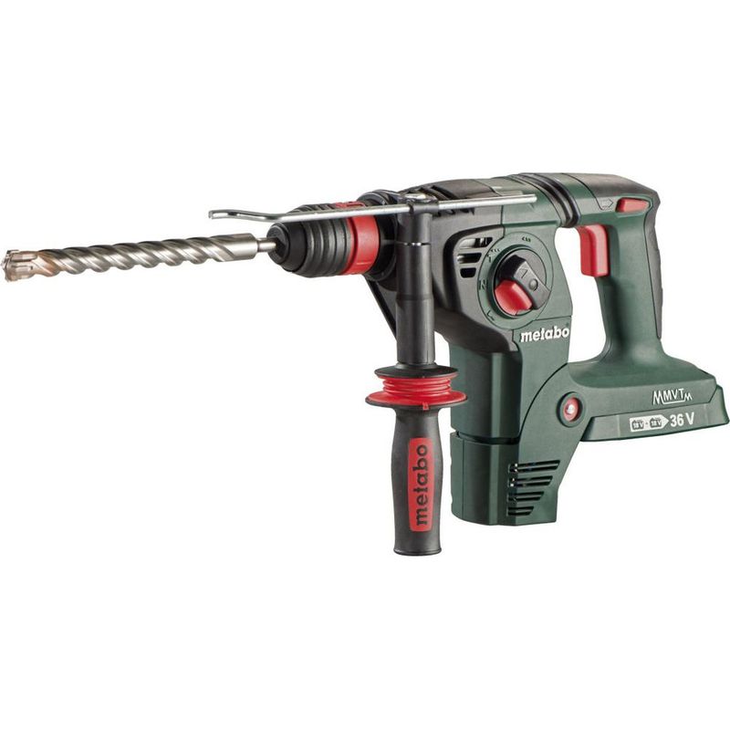 Metabo – Marteau perforateur sans fil 18V – 3 fonctions : perçage, burinage, perçage au marteau – 32mm béton – Moteur Brushless – Coffret MetaLoc - Image 5