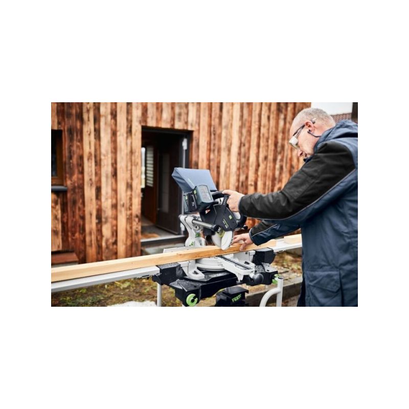 Festool – Scie à onglet sans fil KAPEX KSC 60 – Moteur EC-TEC sans balais – Profondeur de coupe 305 x 60 mm – Angle d'onglet jusqu'à 60° - Image 6