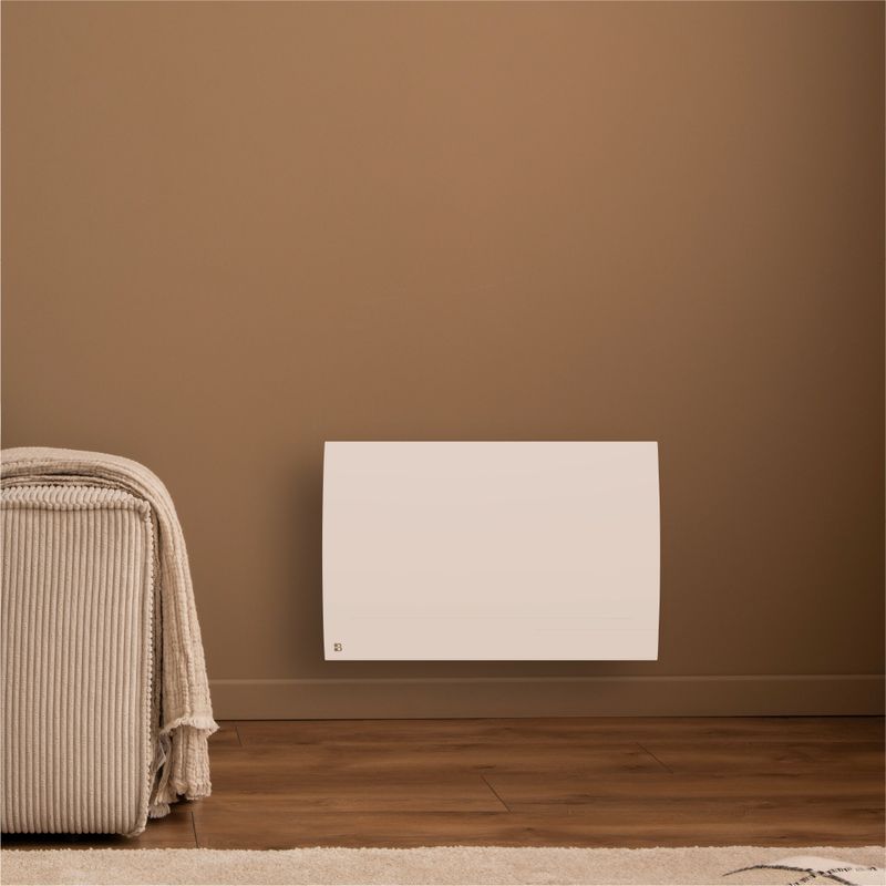 Radiateur électrique fixe connecté WIFI à inertie sèche céramique 1500W Bestherm LESSO CONNECT horizontal blanc - Image 2