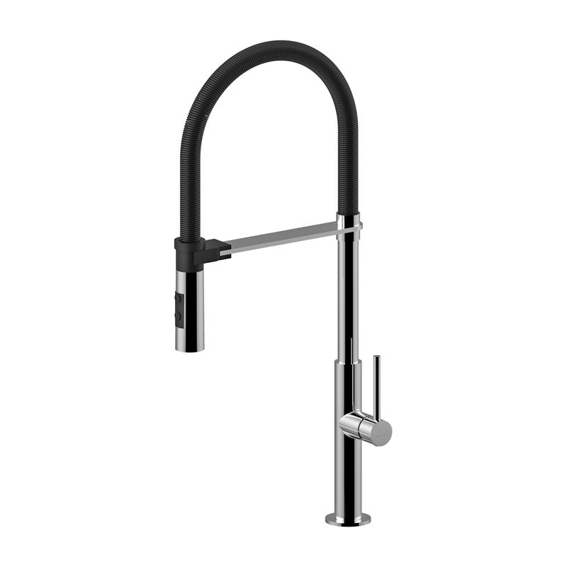 Paffoni Chef series Mitigeur d'évier avec bec pivotant CH179CR Chromé - Laiton - Image 2