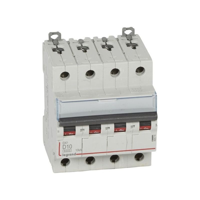 Legrand – Disjoncteur tétrapolaire 20A courbe D – Certifié IEC/EN 60898-1 – Pour installations électriques professionnelles – 4 pôles - Image 5