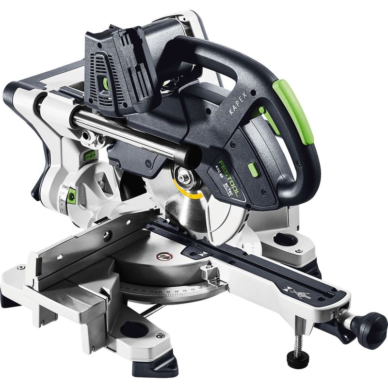 Festool – Scie à onglet sans fil KAPEX KSC 60 – Moteur EC-TEC sans balais – Profondeur de coupe 305 x 60 mm – Angle d'onglet jusqu'à 60° - Image 3