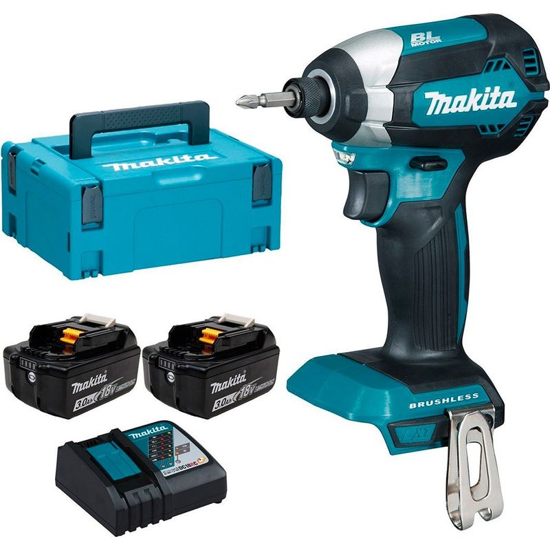 Makita – Visseuse à chocs 18V LXT 170Nm avec 2 batteries 3.0Ah – Moteur Brushless – Technologie XPT pour protection – Double éclairage LED - Image 8