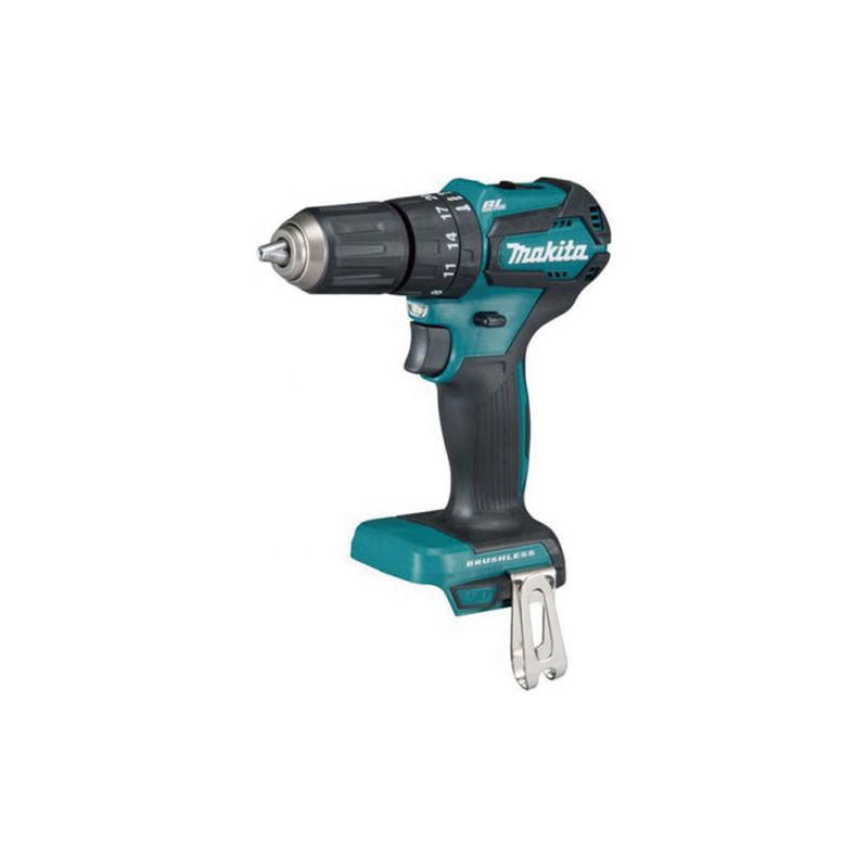 Makita – Perceuse à percussion sans fil 18V – Moteur sans balais – Technologie XPT pour conditions difficiles – Couple 40Nm – Poids léger Adapter