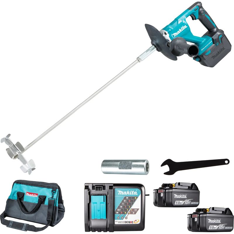 Makita – Malaxeur peinture 18V 2 vitesses – Moteur sans charbon – Technologie XPT pour protection – DUT130RTE - Image 6