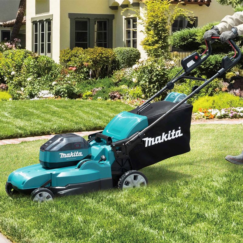 Makita – Tondeuse à batterie 64V – LM002JM101 – Largeur de coupe 534 mm – Surface d'action 1600 m2 – Moteur sans balais – Technologie XPT Adapter - Image 6