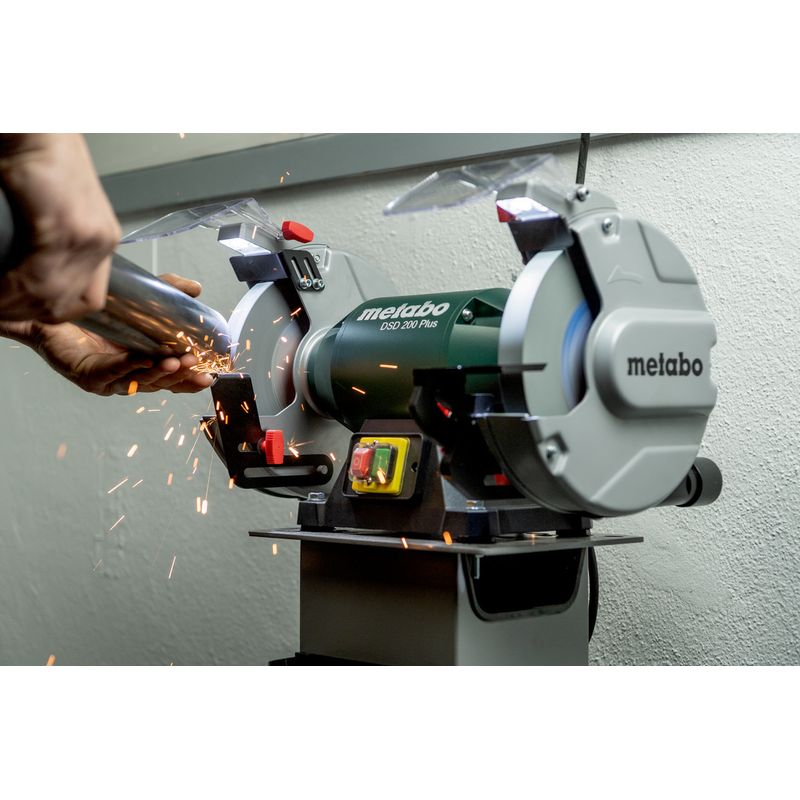 Metabo – Touret à meuler 750 W – Ø 200 mm – Moteur à induction – Vitesse 2980 tr/min – Pour affûtage et ébavurage des métaux - Image 2
