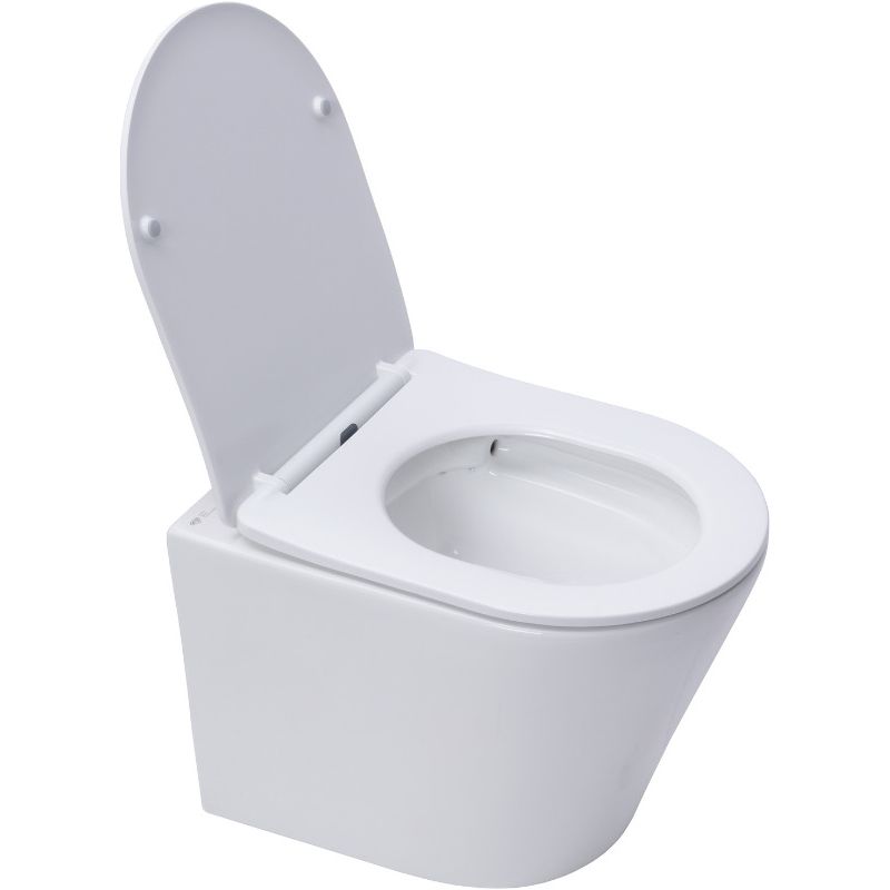 Grohe – Pack WC bâti autoportant – Cuvette suspendue 48 cm sans bride – Abattant softclose – Plaque de commande Blanc Alpin – PROJECTINFINITIO3 - Image 2