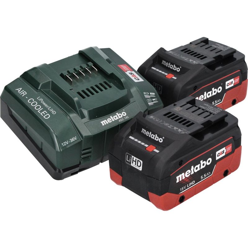 Metabo – Perceuse-visseuse sans fil 18V 2x5.5Ah – 602359770 – Moteur Brushless – Couple 130Nm – Ø perçage acier 13mm – Coffret avec chargeur - Image 5