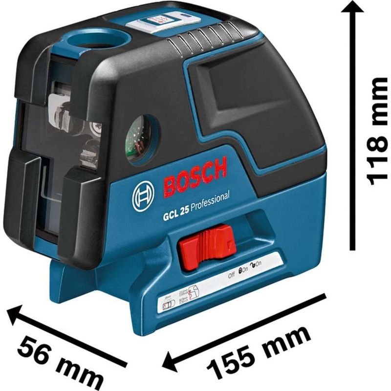 Bosch – Laser 5 points 2 lignes 30m – Classe 2 – Protection IP54 – Compact et robuste pour chantiers – Facile à utiliser - Image 10