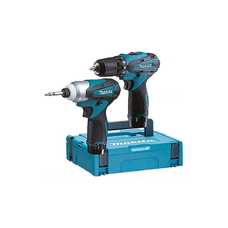 Lot outils MAKITA LCT204J (Perceuse Visseuse DF330D - Visseuse à Choc TD090D en Coffret MAK-PAC) - 10.8V - 1.3Ah Li-Ion - Image 2