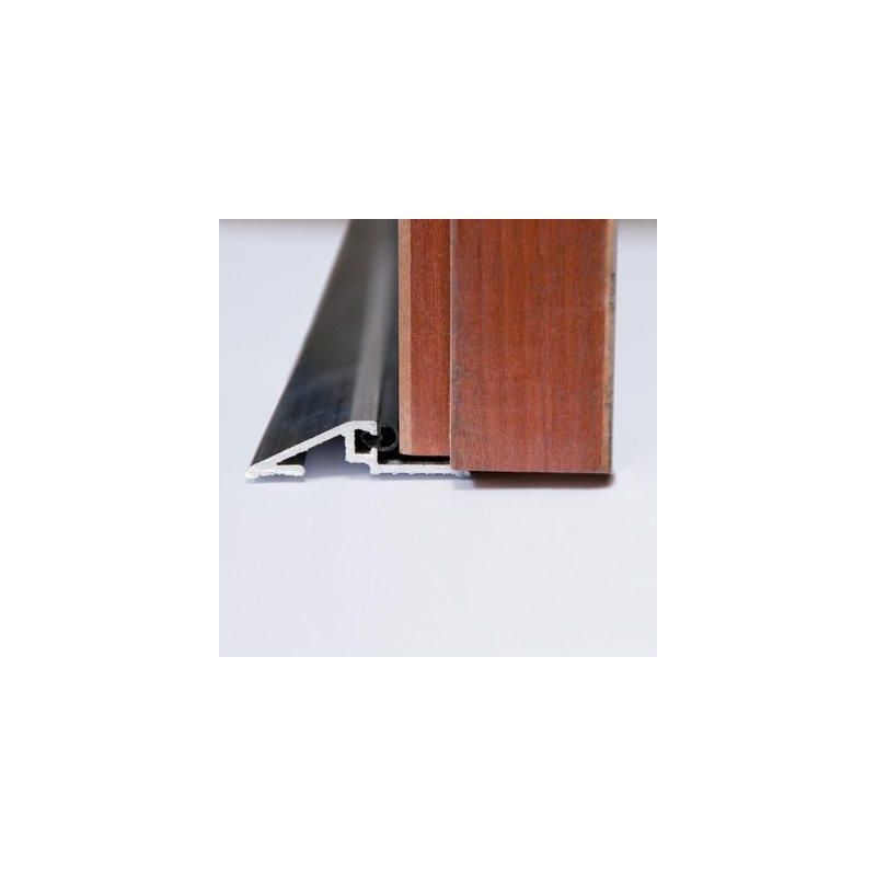 Vachette – Barre de seuil en aluminium brut 4m – Résistante aux chocs – Pour fixation sur béton – Finition lisse - Image 5