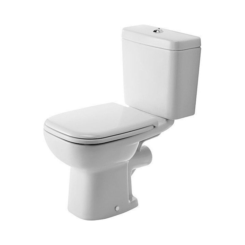 Duravit – Cuvette de WC à poser évacuation horizontale 6L – Céramique sanitaire – Dimensions 355x650mm – 21110900002