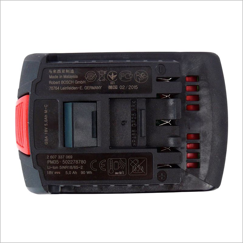 Bosch – Batterie 18V avec 2 batteries 5,0Ah – Technologie CoolPack – Autonomie 25% supérieure – Résistante aux chutes – Compatible tous appareils 18V - Image 4