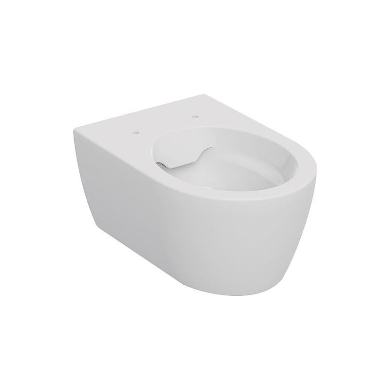 Geberit – WC suspendu Rimfree à chasse profonde – Céramique blanche – Longueur 53 cm – Fixation murale facile – Design fermé - Image 3
