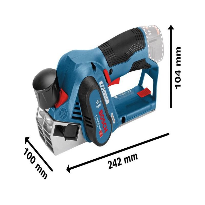 Bosch Rabot sans fil GHO 12V-20 06015A7002 sans batterie sans chargeur en L-BOXX 136 - Image 2