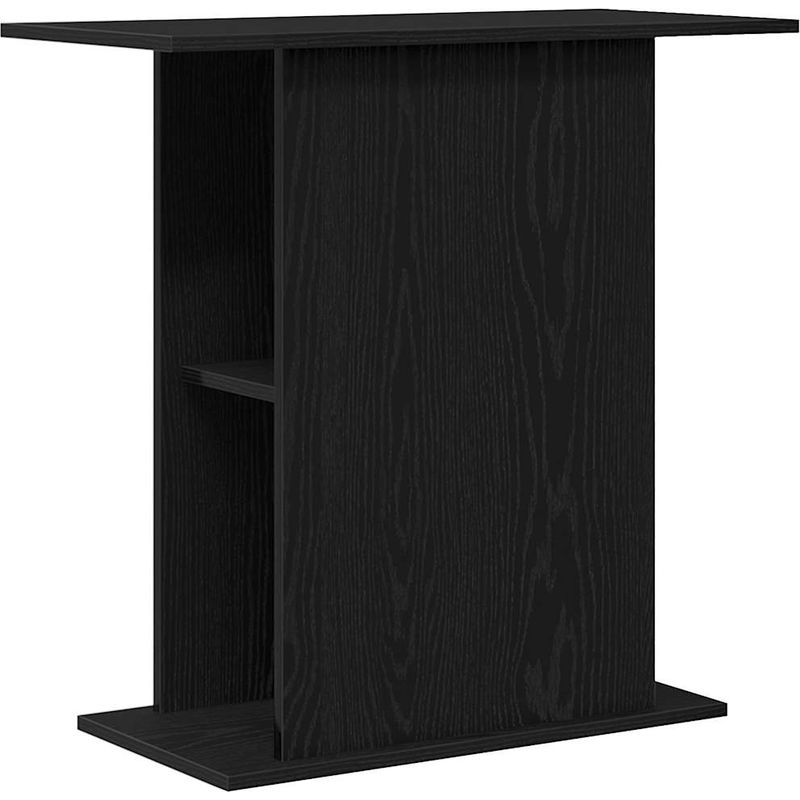 Vidaxl – Support d'aquarium en bois d'ingénierie noir 75x36x72,5 cm – Résistant à l'humidité – Design élégant pour intérieur moderne - Image 2