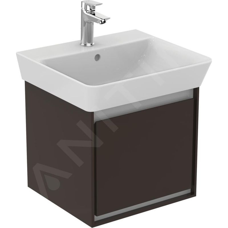Ideal Standard Connect Air - Lavabo Cube 50x45x16 cm, avec un trou pour mitigeur, blanc E030101 - Image 5