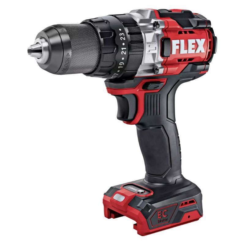 Flex – Perceuse-visseuse à percussion 18V 515698 – 158Nm – Moteur Brushless – Pour béton armé et bois dur – 2 vitesses avec mode turbo