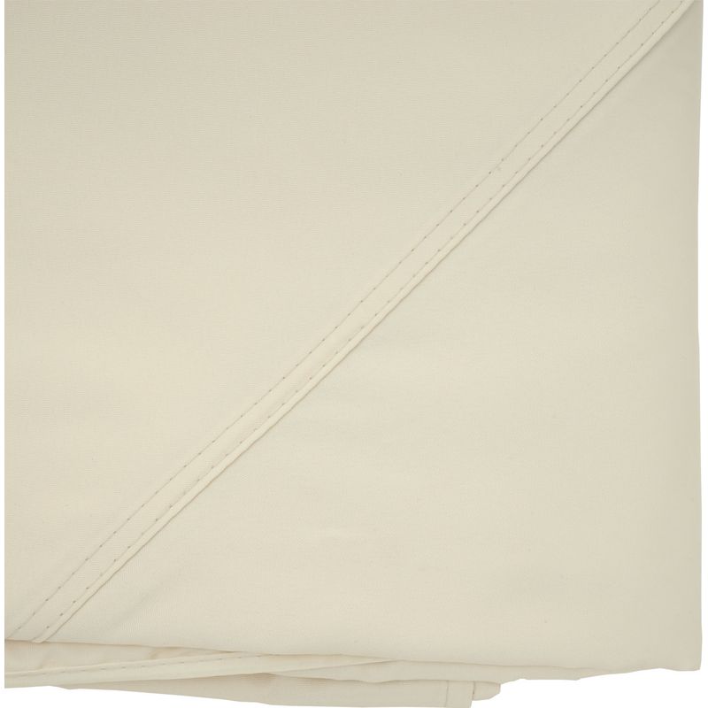Mendler – Toile pour tonnelle 4x3m – Housse de rechange crème – 95% polyester, 5% polyamide – Résistante à la pluie et évacuation d'eau - Image 4