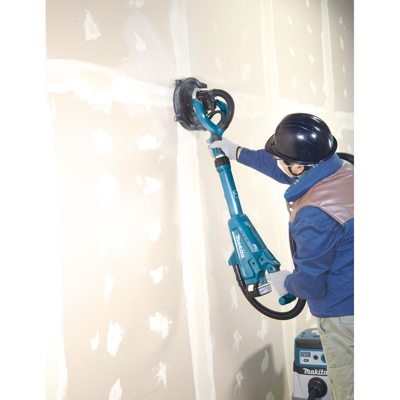 Makita – Ponceuse murale 18V avec 2 batteries 5.0Ah – Moteur Brushless – Pour béton armé – DSL800RTEU Adapter - Image 2