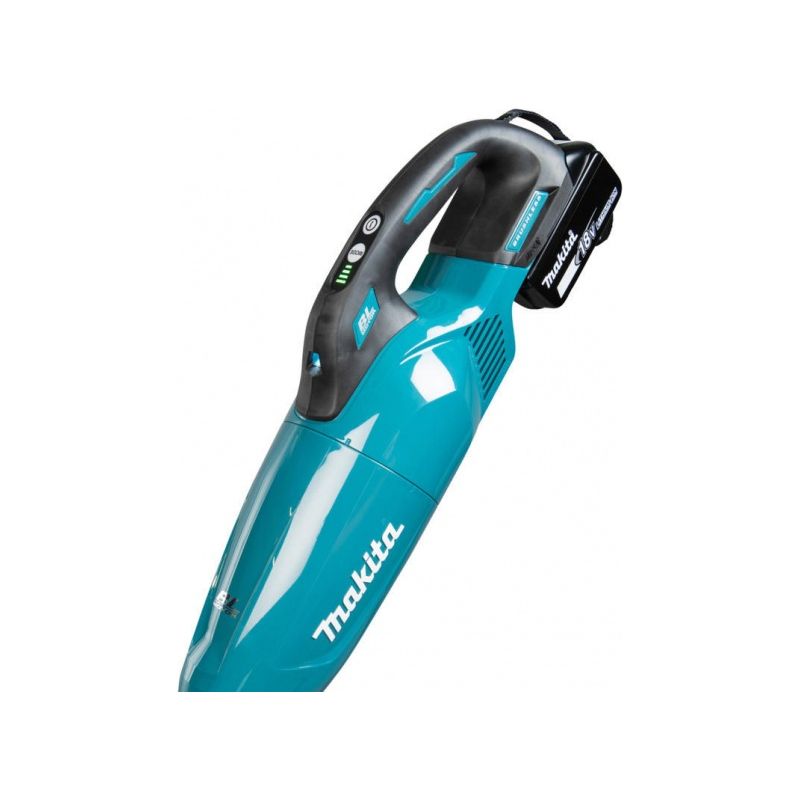 Makita – Balai électrique 18V – Moteur brushless 4 vitesses – Débit d'air 1,2 m3/min – Capacité d'aspiration 180 mbar – Léger et portable - Image 4